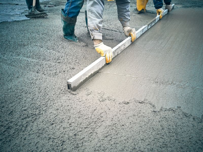 Professional Concrete Leveling at Work